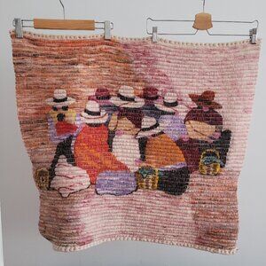 Peruvian (likely Vintage) Handwoven Wool Wall-Hanging 71cm x 80cm